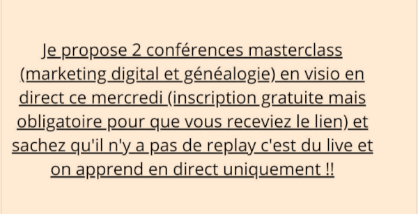 CONFERENCE COMMUNICATION DIGITALE