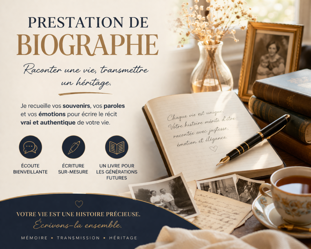Ecrivez le livre de votre vie avec une biographe 1 biographe ile de france