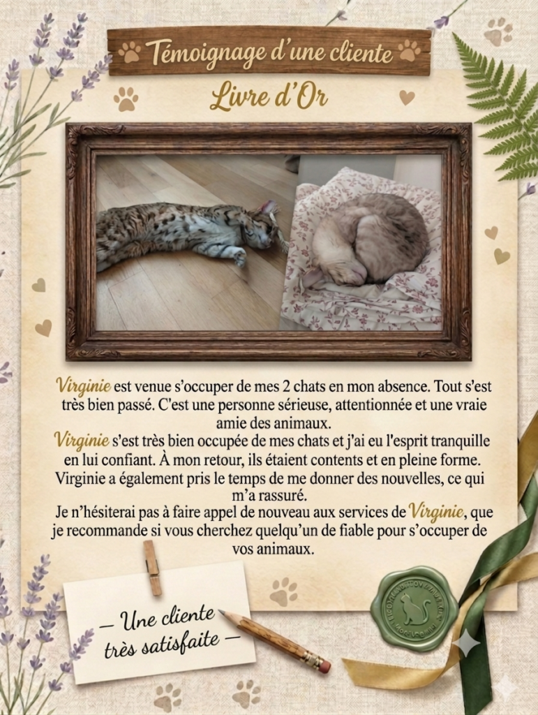 témoignage garde chats, vallée de montmorency